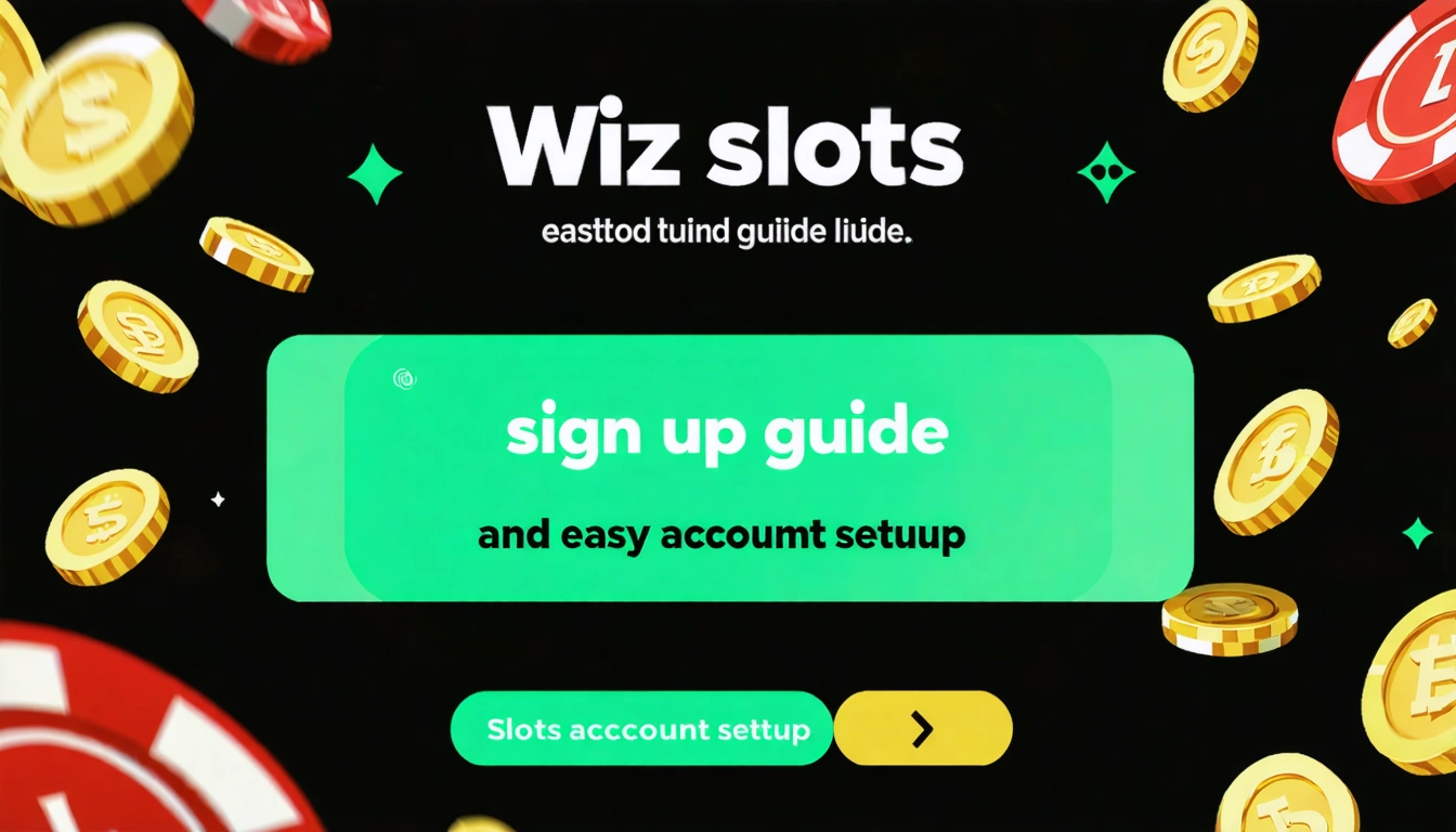 Wiz slots sign up guide and easy account setup